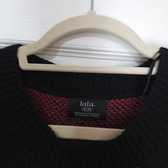 Dressed in LALA Big Reputation Oversized Knit Maxi Dress in Snake Size 2X/3X - Picture 7 of 7